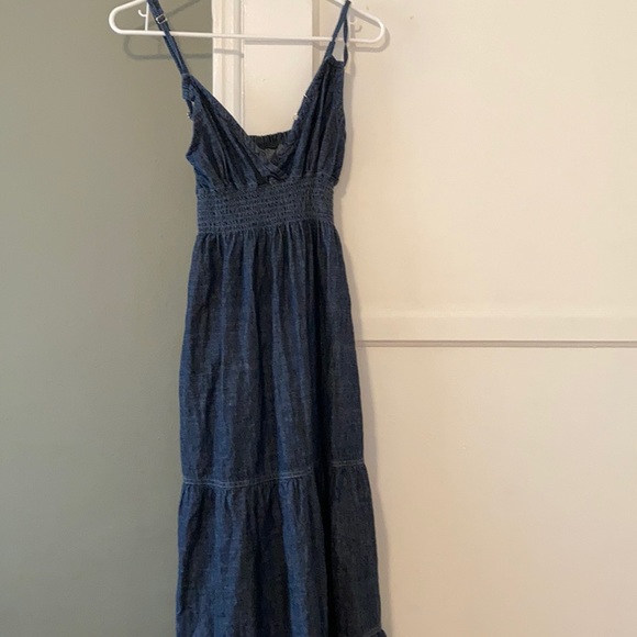 Blue Asphalt Navy Blue Tiered Maxi Dress - Picture 11 of 16